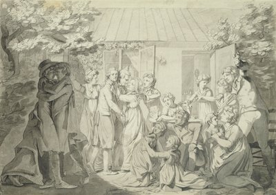 The Homecoming of the Son, 180001 by Philipp Otto Runge